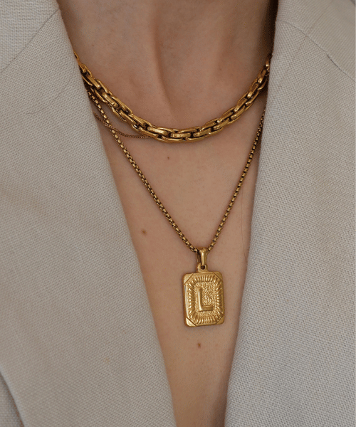 Cleopatra Chunky 18ct Gold PVD Necklace | Leonessa Gold